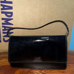 Black Glossy Purse